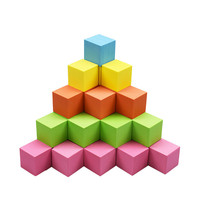 Blocs de construction en mousse EVA colorés, jouet éducatif pour l'apprentissage des mathématiques pour enfants