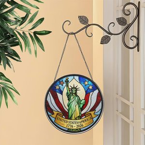 Colgante de Vitral con Diseño de la Estatua de la Libertad, 250 Años de América 1776-2026 - Product Image 2