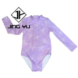 Traje de Baño de Una Pieza para Niñas, Protección UPF50+, Estampado, Personalizado, de Nailon, MOQ Bajo - Product Image 3