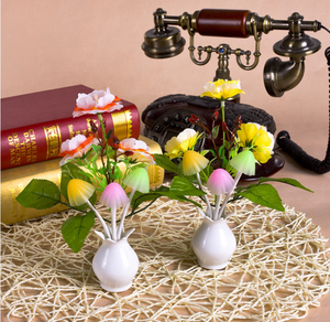 Đèn ngủ mini cảm biến tự động sáng tối LED, đèn ngủ cắm điện, đèn ngủ cho phòng trẻ em, hình hoa - Product Image 4