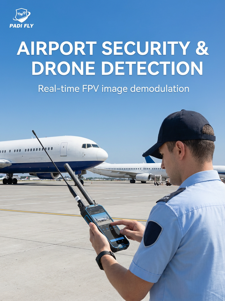 Handheld Portable Durable OEM Brand UAV Detection Positioning Alarm ...