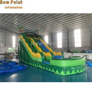 Nhỏ Inflatable Hồ Bơi Trượt Inflatable, Inflatable Trượt Nước Cho Bé