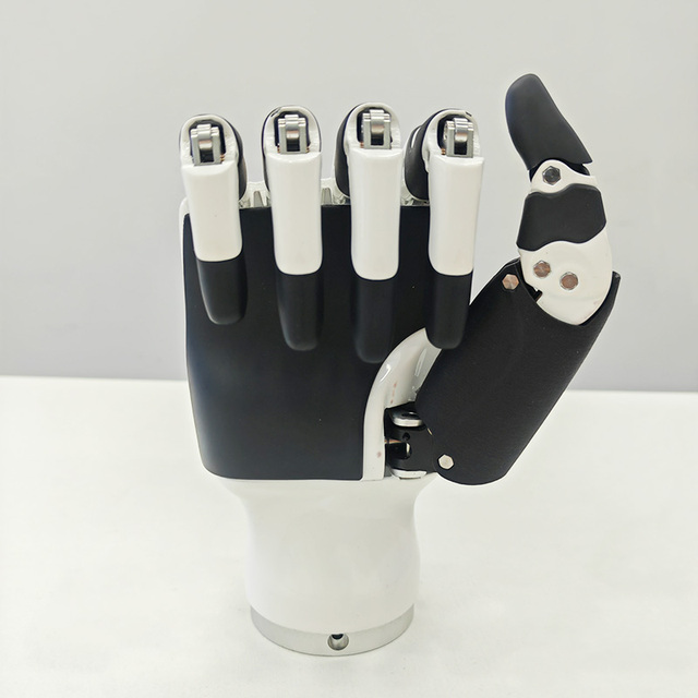 Human-like Electric Robotic Hand Gripper with Five Jointed Finger for Motion Manipulation From Micro to Macro