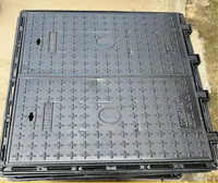 Couvercles de manhole en fonte ductile silencieux personnalisés B125 C250 D400 E600 F900 à vendre