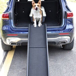 बड़े कुत्तों के लिए उच्च समर्थन गैर-पर्ची कुत्ते रैंप, आउटडोर ट्रकों और वाहनों के लिए पशु यात्रा सीढ़ियों को तह करना - Product Image 4