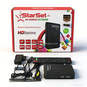 Receptores de TV Satelital Digitales DVB-S2 en Oferta, Decodificador de Señal Satelital 1080P con Receptor Satelital Starsat Full HD - Product Image 1