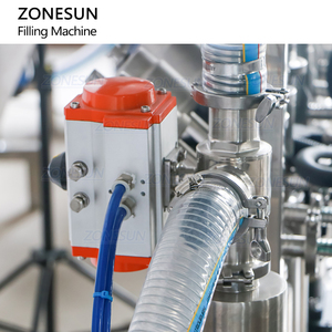 ZONESUN Tự Động Sáu Đầu Chất Tẩy Rửa Lỏng Độ Nhớt Thuốc Mỡ Dán Dày Dầu Gội Đầu Ketchup Mật Ong Cạo Kem Máy Chiết Rót - Product Image 6