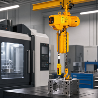Nouvelle palan électrique à chaîne certifié CE 3 tonnes pour usine métallurgique, vente en gros avec écran tactile et télécommande