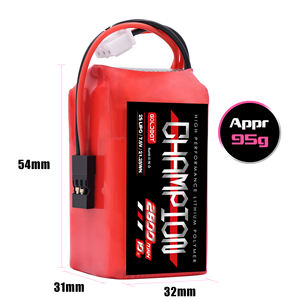 LiPo 2800 2S 7.4v 10C21.28whバッテリーパック - Product Image 3