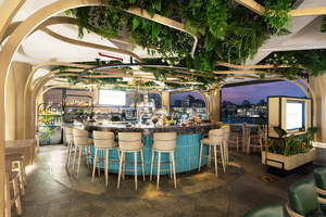 Custom Fashion Restaurant Interior Design Marble Food Wine Bar Counter High Quality Restaurant Furniture Set - Product Image 2