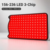 Appareil de luminothérapie pour le cou de cheval EYCO, 156-236 LED, 660nm 850nm, 3 puces, 6 niveaux de lumière, minuterie 5-100 min, 3000mAh