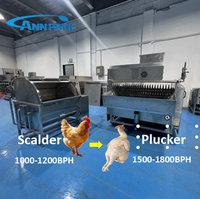 Machine à échaudage et à épluchage de poulets, machine à déplumer les volailles, capacité 10-15 poulets, prix compétitif