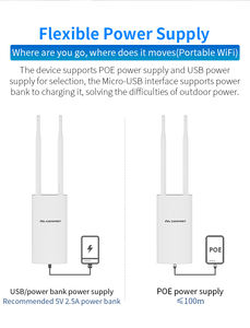 COMFAST CF-E5 extérieur 4G LTE carte sim <span class=keywords><strong>point</strong></span> d'accès sans fil hotspot wifi antenne routeurs - Product Image 5