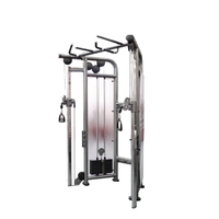 Rack de Squat Multifonctionnel Portable Haut de Gamme en Acier avec Système de Poulies pour Barre de Musculation à Domicile