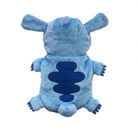Costume de transformation pour chien et chat en velours bleu cristal, vêtements d'hiver en coton pour animaux de compagnie, fabriqué en Chine