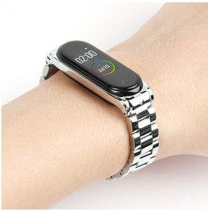 Nueva <span class=keywords><strong>Serie</strong></span> 43027 de 6 colores de acero inoxidable sólido <span class=keywords><strong>mi</strong></span> banda <span class=keywords><strong>4</strong></span> reloj correa de metal para xiao <span class=keywords><strong>mi</strong></span> - Product Image 4