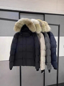 Parka <span class=keywords><strong>di</strong></span> <span class=keywords><strong>Marca</strong></span> Designer, Cappotto Invernale in Cotone Impermeabile, Giacca Canada Goose da <span class=keywords><strong>Uomo</strong></span> con Distintivi <span class=keywords><strong>di</strong></span> Alta Qualità - Product Image 6