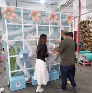 Eibele - Juego de Parque <span class=keywords><strong>Infantil</strong></span> Interior Interactivo de Plástico Resistente, Museo de Ciencias para Niños, Marco de Juego de Viento, Lanzador de Pañuelos para Niños - Product Image 6