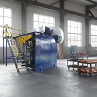 Four de fusion à économie d'énergie de 1 tonne, structure compacte, corps durable pour une production industrielle à long terme
