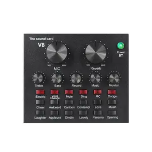 2024 VIMI New Arrival V8 Live Streaming Recording Audio Sound Card