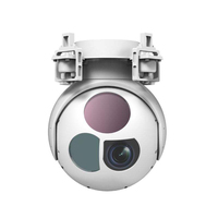 Pelacakan Laser AI LRF dengan Zoom 30X, Sensor Termal EO IR 640x512 Triple, Gimbal UAV 3 Axis untuk Pengamatan Udara