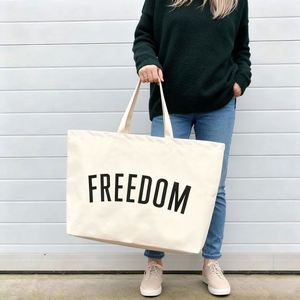 Custom Printed logo Recycle Grocery Tote <b>Bag</b> Heavy <b>Large</b> Reusable Personalized Cotton <b>Canvas</b> Shopping <b>Bag</b> - Product Image 2