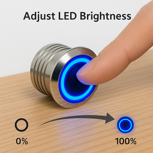 Thiết kế mới DC 12-24V cảm ứng duy nhất cảm biến mờ Ajustable điều khiển độ sáng <span class=keywords><strong>LED</strong></span> Strip <span class=keywords><strong>dimmer</strong></span> - Product Image 3