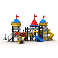 Équipements de terrain de jeux pour enfants, maison de jeu extérieure pour enfants à usage commercial