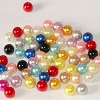 Yiwu Usine En Gros 6mm Imitation Perle ABS Or Couleur En Plastique Perles En Vrac pour La Fabrication De Bijoux