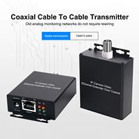 Cámara CCTV IP Video extensor Ethernet sobre Coaxial distancia de transmisión de hasta 2000 M HD de vídeo IP transmitir sobre coaxial cable
