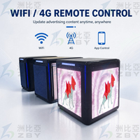Caja de Comida para Llevar con Pantalla LED Dinámica, Innovadora, Inteligente y Portátil, Bolsas de Reparto de Comida con Pantalla LED