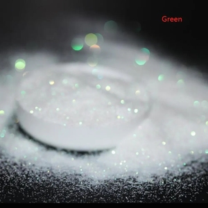 Poudre holographique extra fine de 1 kg, 0,1 mm, blanche, irisée, brillante, paillettes ultra-fines, vert/violet/or/coloré - Product Image 2