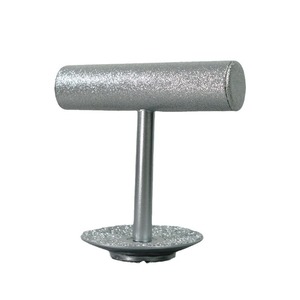 Nuevo producto transfronterizo: Expositor sencillo de tela plateada <span class=keywords><strong>Grite</strong></span> para pulseras, joyas y relojes - Product Image 5
