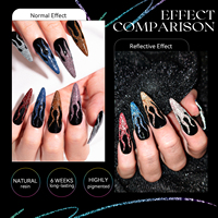 JTING Gel Polish Super Réfléchissant Effet Disco 12 Couleurs Haute Qualité pour Nail Art – Kit de Vernis Gel Liner OEM Marque Privée