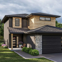 Petite Maison Modulaire Préfabriquée Mur Extérieur Villas de Luxe Modernes Panneaux Sip Kit Maison
