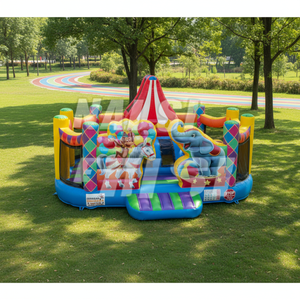Parc de jeux gonflables de <span class=keywords><strong>cirque</strong></span>, château gonflable combiné, parcs d'attractions gonflables Funlands, structures gonflables pour fêtes d'enfants - Product Image 1