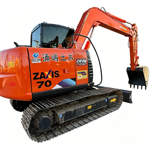 Mini-excavatrice HITACHI ZX70 d'occasion, excavatrice hydraulique sur chenilles d'occasion, modèle original Hitachi EX60/ZX70/ZX120/ZX200/ZX220/350-5G Excavadora - Product Image 1
