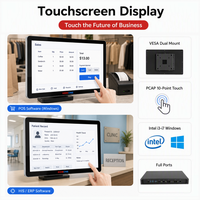 Multifunktionale Android CMS Wandmontierte LCD-Werbeanzeige Touchscreen Kleiner Werbebildschirm Digitale Beschilderung und Anzeige