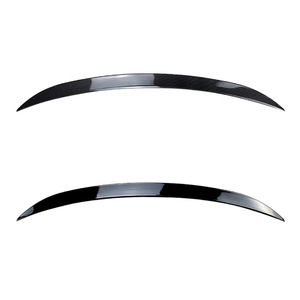 Aileron arrière en fibre de carbone pour BMW Série 5 F10, texture carbone, type bec de canard, 2011-2017 - Product Image 2