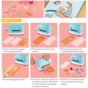 Zequan עבודת יד למות מכונת חיתוך מלבין עיבוד נייר מתים חיתוך לייזר מכונת הבלטה ידנית למות חיתוך - Product Image 4