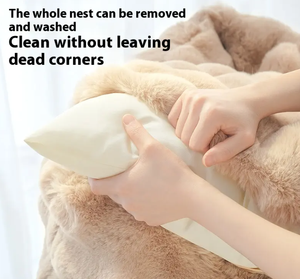 سرير كلاب فاخر صديق للبيئة كبير الحجم بنمط مطبوع قابل للغسل في الغسالة بألوان مخصصة - ماركة كيبو - Product Image 2