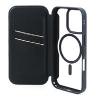 Étui antichoc mat résistant aux taches en TPU+PC+PU avec protection d'écran et fonction de chargement pour iPhone 15 Pro Max