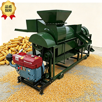 Machine à battre multifonctionnelle pour usage agricole – Équipement de séparation des grains pour maïs, blé, riz, sorgho, soja, millet