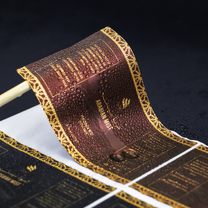 Custom Adhesive Packaging Gold Foil Product Labels <strong>Makers</strong> Printing Bottle Waterproof Cosmetics <strong>Vinyl</strong> logo Label <strong>Stickers</strong> - Product Image 6