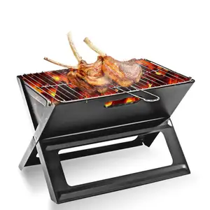 Outdoor Camping Barbecue Portable Household Stainless Steel Charcoal Foldable Bbq Grill