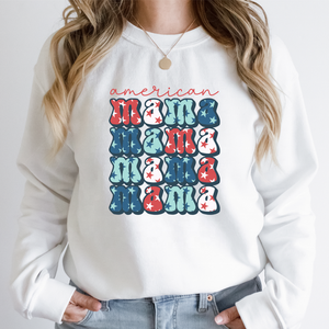 Autocollants de transfert de logo pour tissu personnalisé rétro 4 juillet clair Film DTF impression jour de l'indépendance américaine maman bébé presse à chaud - Product Image 3