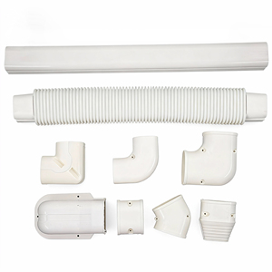 Cubierta para Tubos de Sistemas de <span class=keywords><strong>Aire</strong></span> <span class=keywords><strong>Acondicionado</strong></span>, Kit Decorativo de PVC para Mini Split y Bombas de Calor - Product Image 1