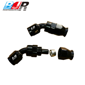 Connecteur femelle en aluminium AN3 haute performance BJR, CNC, carburant, huile, 45 degrés, embouts <span class=keywords><strong>de</strong></span> <span class=keywords><strong>tuyau</strong></span> en PTFE, pièces <span class=keywords><strong>de</strong></span> modification automobile - Product Image 3