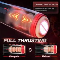 Masturbateur automatique réaliste pour hommes, avec vibration électrique, en forme de vagin, pour une stimulation réaliste.