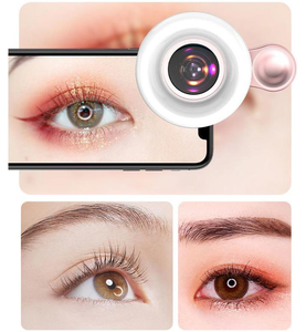 Meilleurs cadeaux <span class=keywords><strong>pour</strong></span> femmes : Kit d'extensions de cils, maquillage, beauté, avec clip, <span class=keywords><strong>objectif</strong></span> <span class=keywords><strong>macro</strong></span> 15X, anneau lumineux LED, <span class=keywords><strong>objectif</strong></span> optique en verre <span class=keywords><strong>pour</strong></span> selfie - Product Image 3